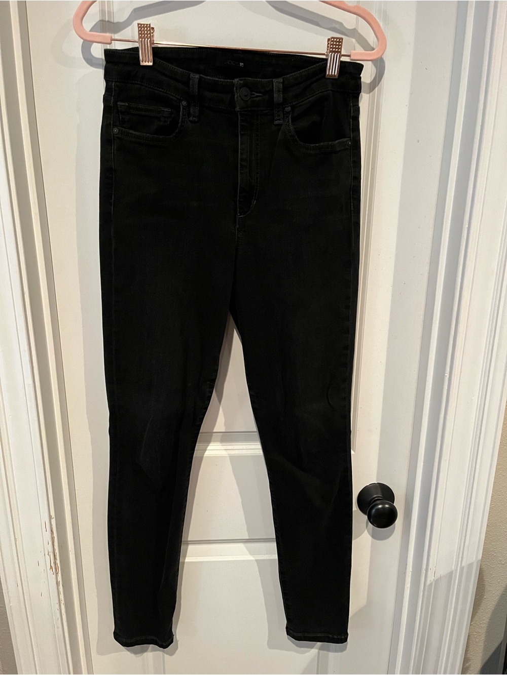 Joe's Jeans Women's Black Dark Wash High-Rise Skinny Stretch Denim size 28